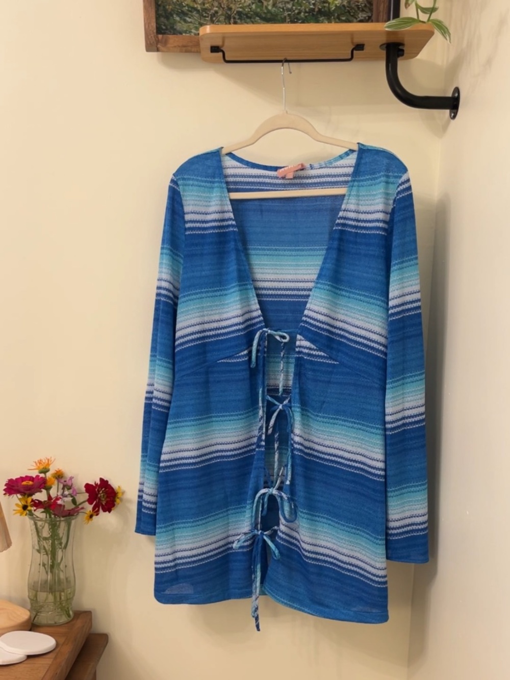 Show Me Your Mumu Marisol Coverup | Seabreeze Stripe Knit